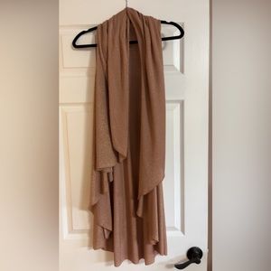 Rose gold shawl